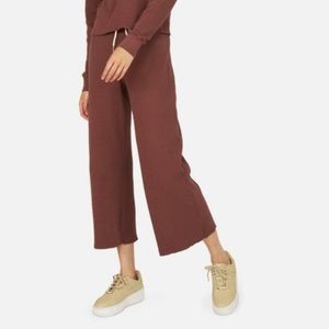 MATE Organic Thermal Wide Leg Pant Plum